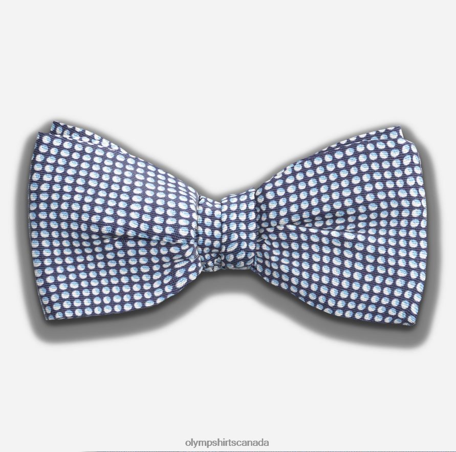 OLYMP Bow Tie / Pocket Square Set Blue H2P42H2638 Accessories