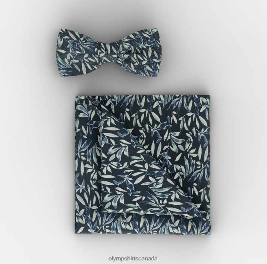 OLYMP Bow Tie / Pocket Square Set Marine H2P42H2636 Accessories