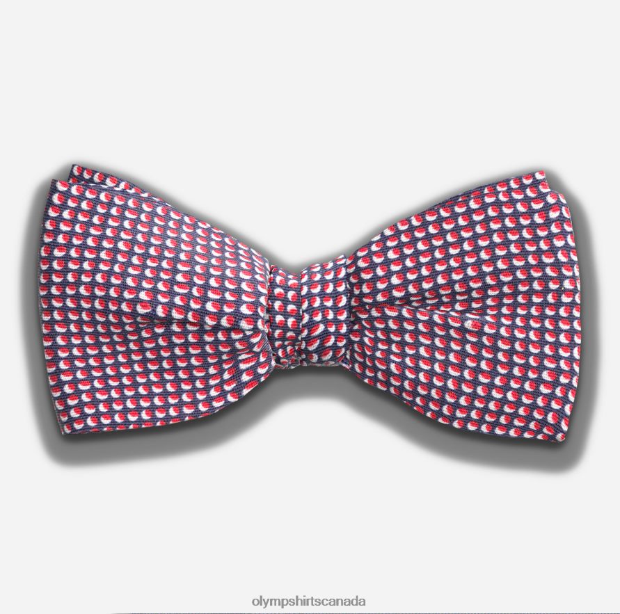 OLYMP Bow Tie / Pocket Square Set Red H2P42H2637 Accessories