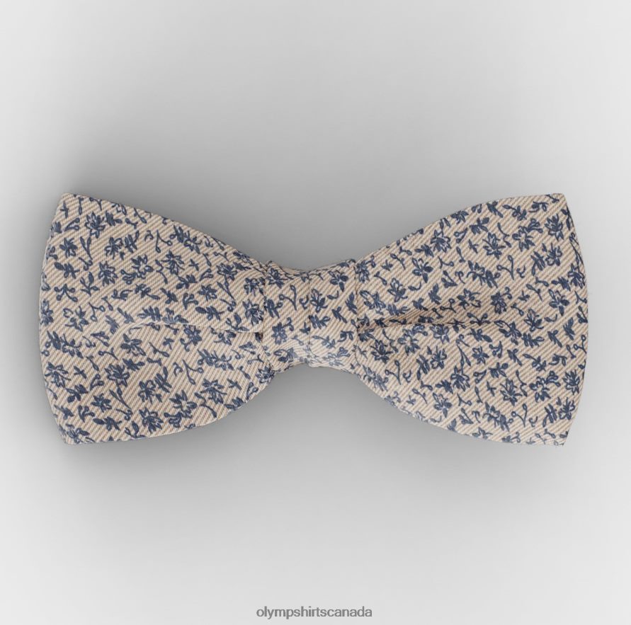 OLYMP Bow Tie / Pocket Square Set Taupe H2P42H2633 Accessories