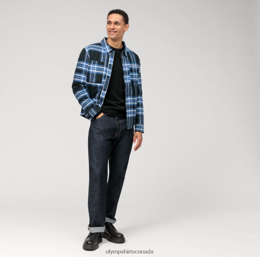 OLYMP Casual Knitwear Pullover Black H2P42H1807 Clothing