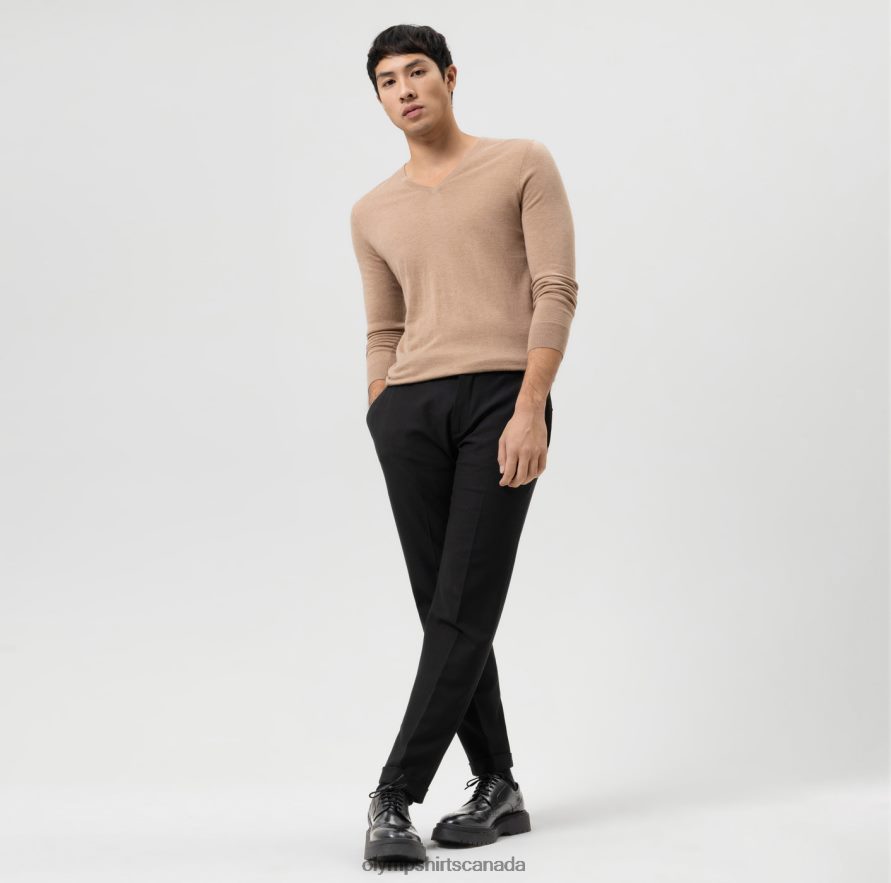 OLYMP Casual Knitwear Pullover Camel H2P42H1843 Clothing