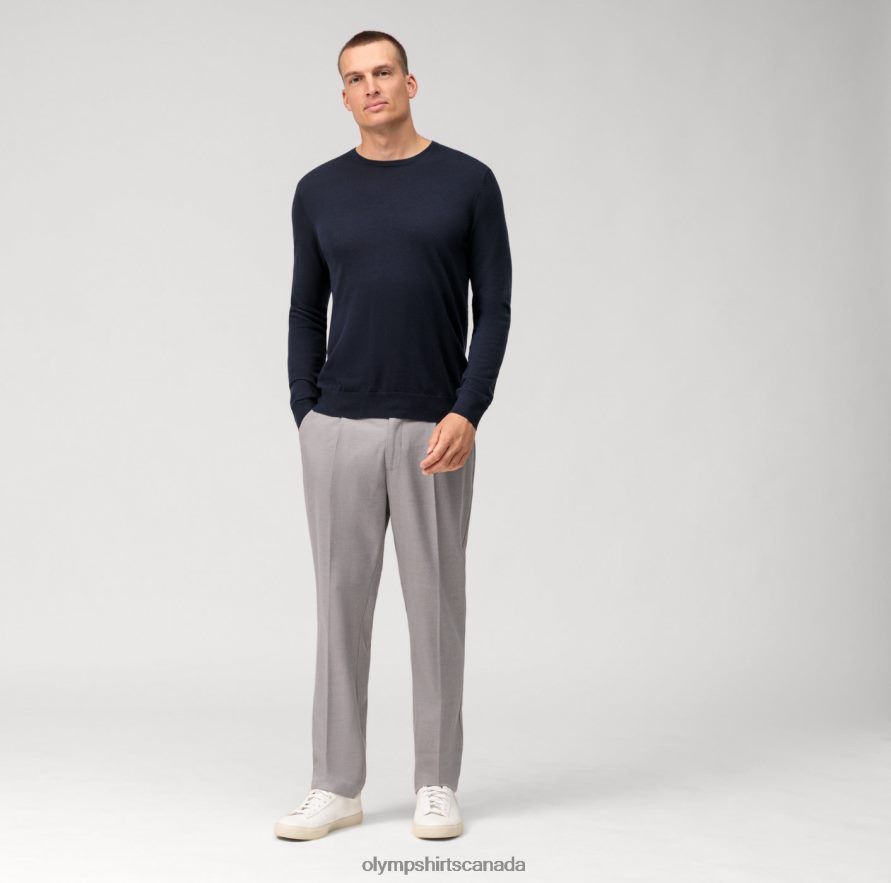OLYMP Casual Knitwear Pullover Marine H2P42H1790 Clothing