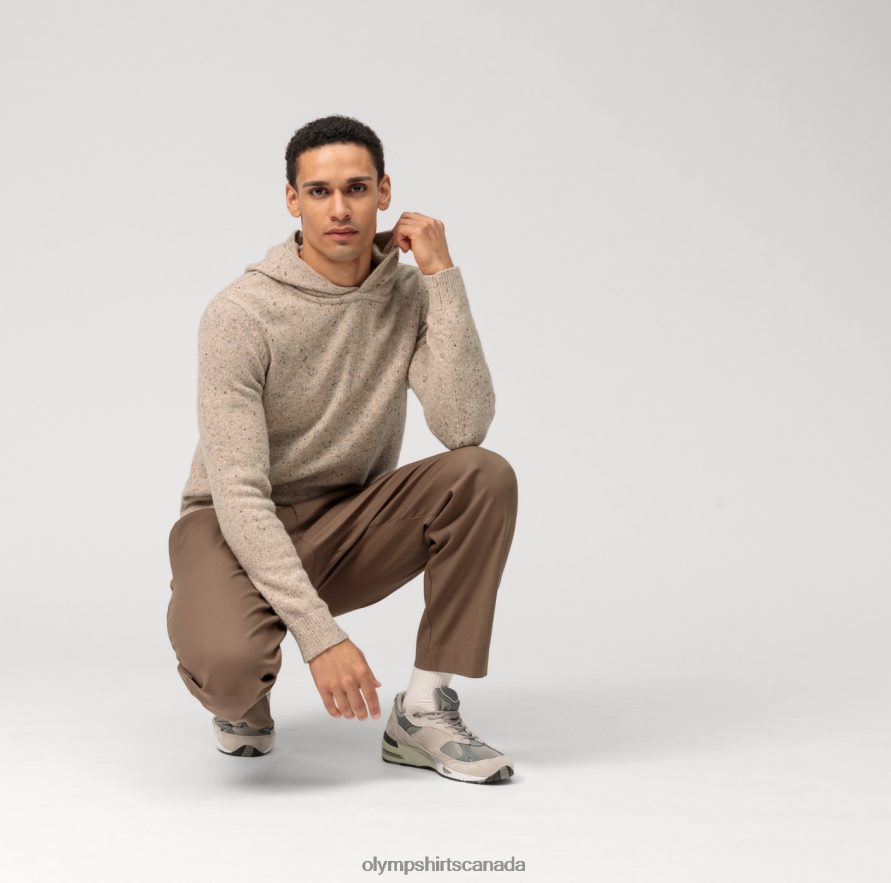 OLYMP Casual Knitwear Sweatshirt Beige H2P42H1906 Clothing