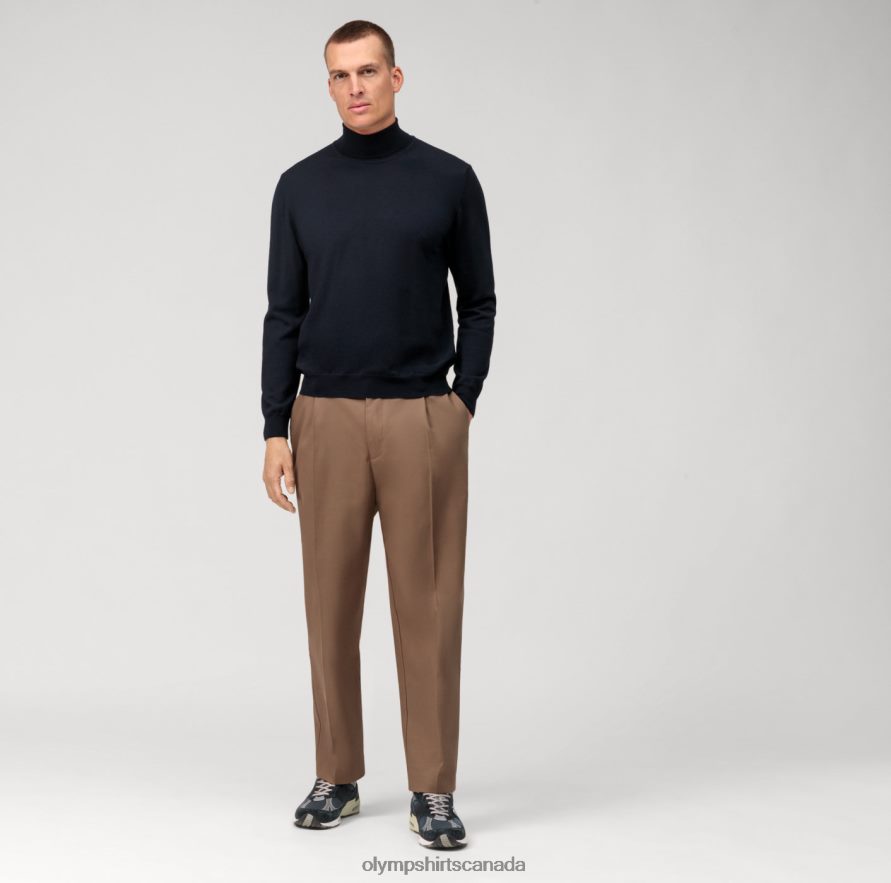 OLYMP Casual Knitwear Turtleneck Marine H2P42H1885 Clothing