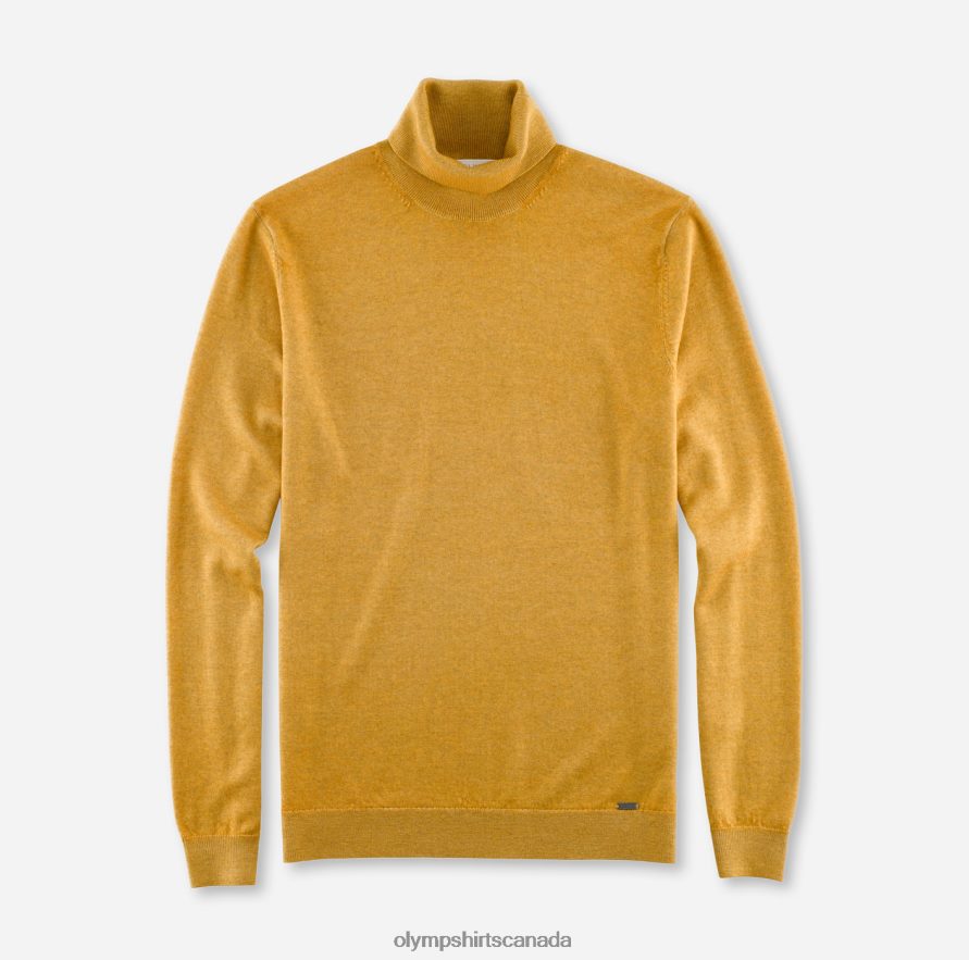 OLYMP Casual Knitwear Turtleneck Ochre H2P42H1900 Clothing