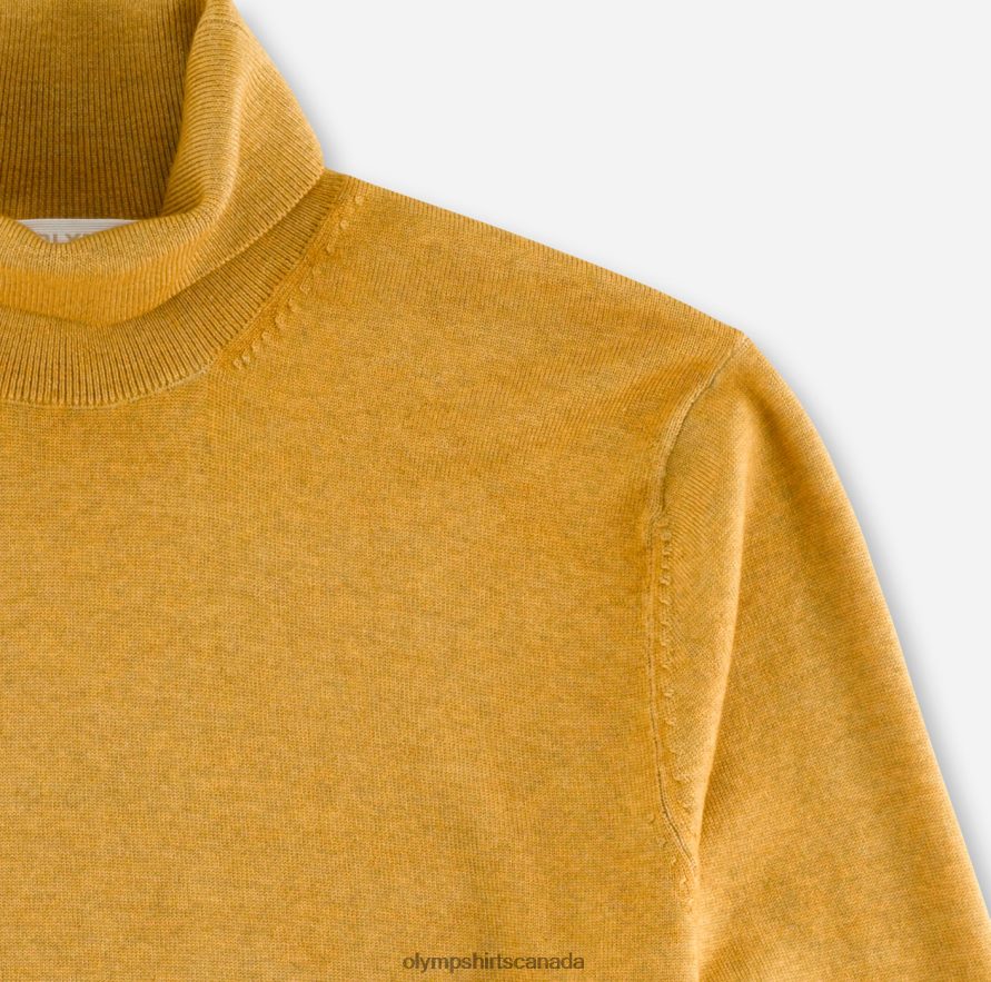 OLYMP Casual Knitwear Turtleneck Ochre H2P42H1900 Clothing