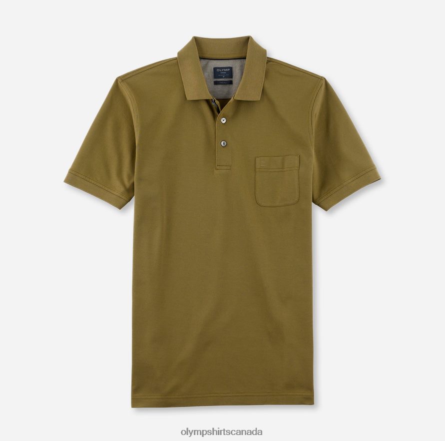 OLYMP Casual Modern Fit Polo Khaki H2P42H2101 Clothing