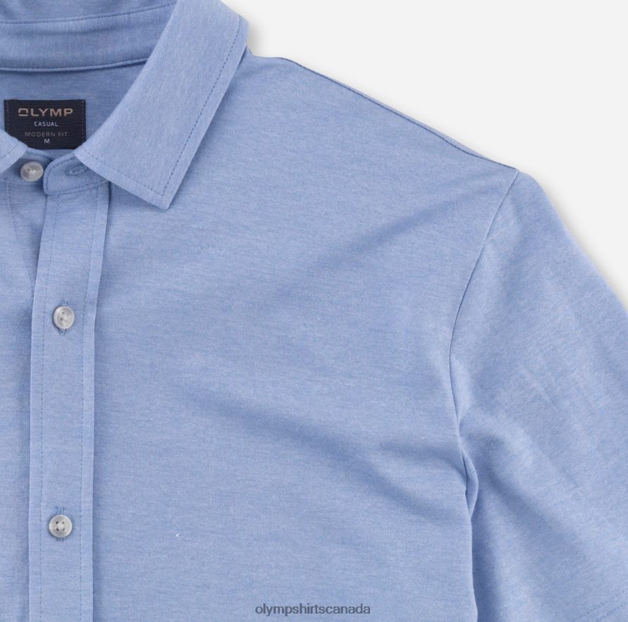 OLYMP Casual Modern Fit Polo Light Blue H2P42H2150 Clothing