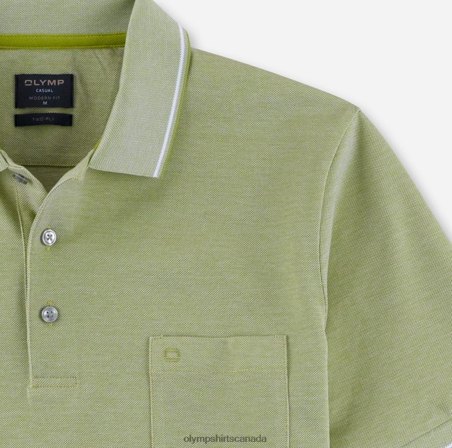 OLYMP Casual Modern Fit Polo Lime H2P42H2178 Clothing