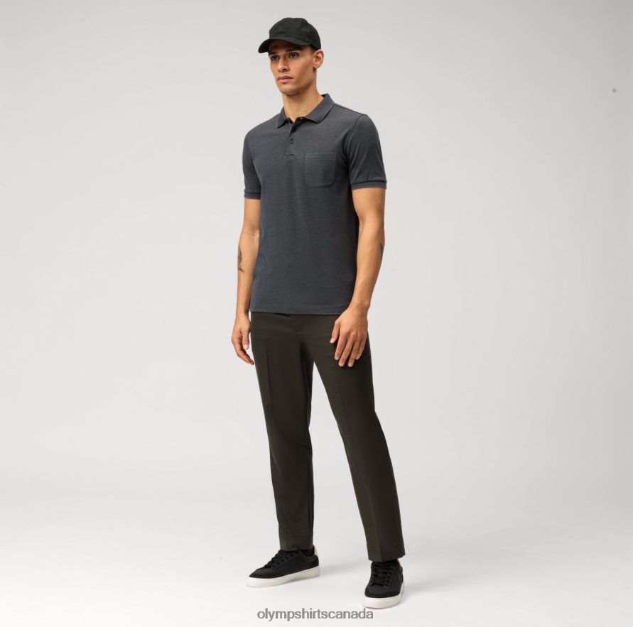 OLYMP Casual Modern Fit Polo Marine H2P42H2102 Clothing