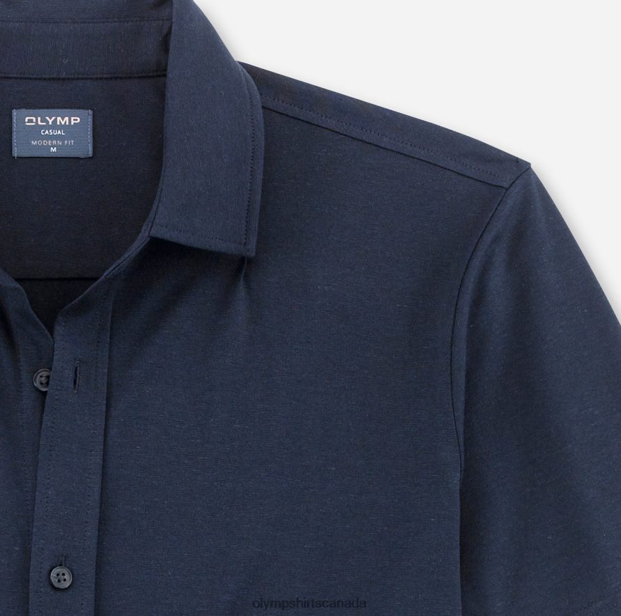 OLYMP Casual Modern Fit Polo Marine H2P42H2134 Clothing