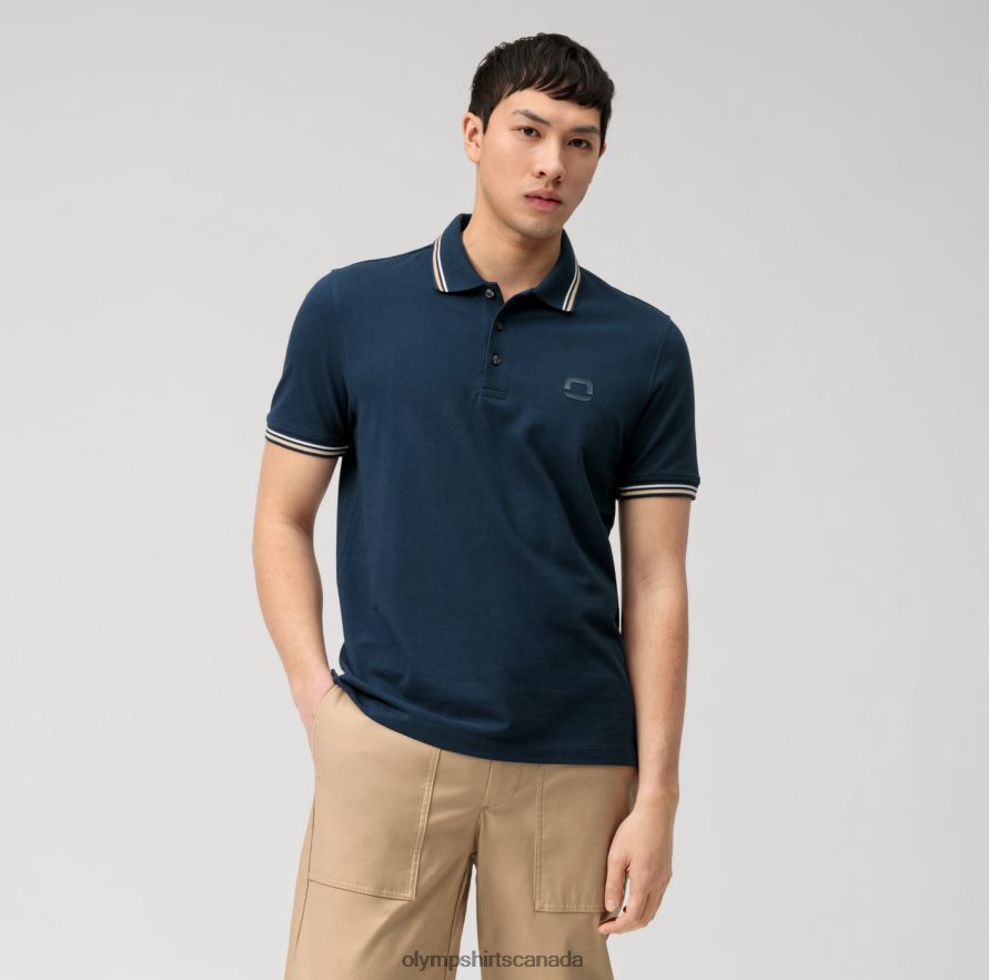 OLYMP Casual Modern Fit Polo Marine H2P42H2143 Clothing