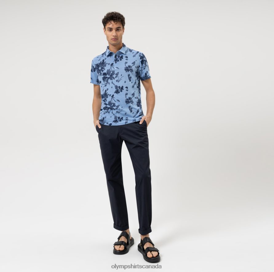 OLYMP Casual Modern Fit Polo Marine H2P42H2146 Clothing