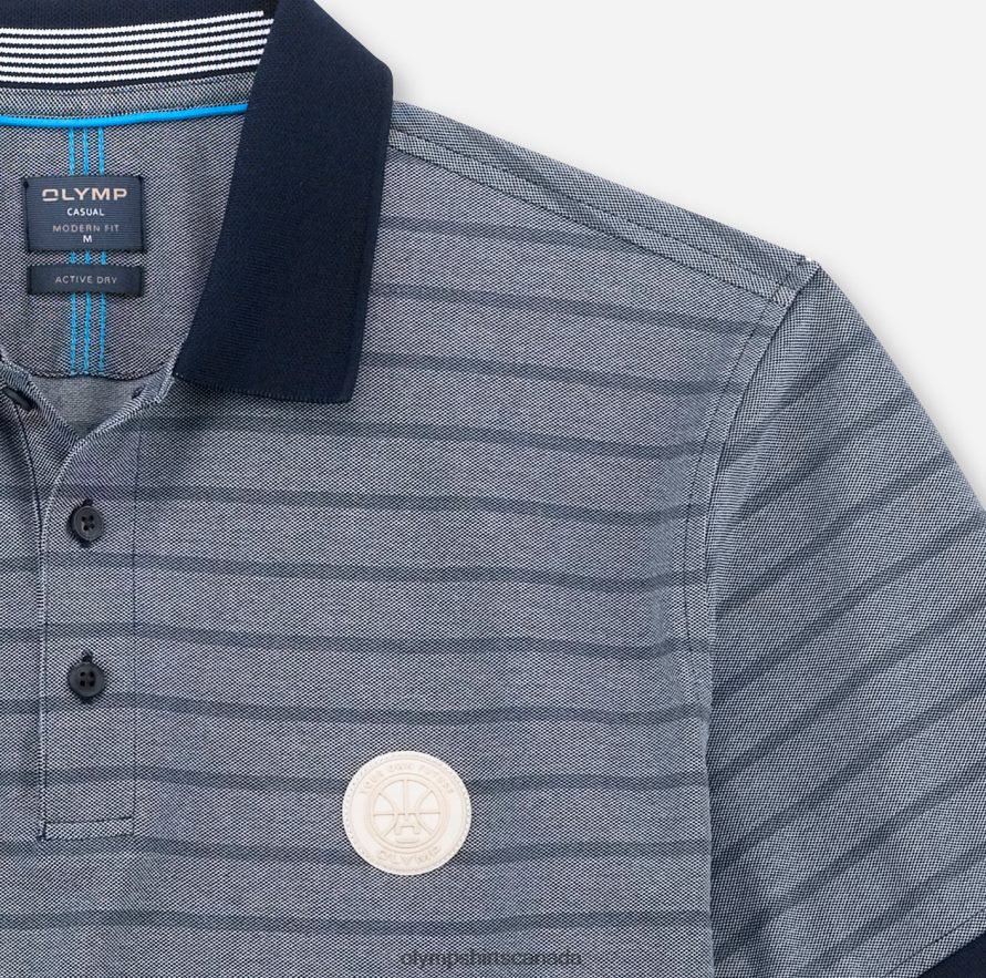 OLYMP Casual Modern Fit Polo Marine H2P42H2162 Clothing