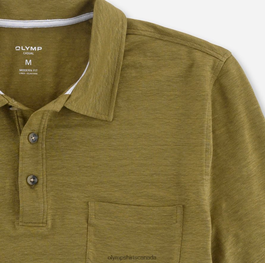 OLYMP Casual Modern Fit Polo Nougat H2P42H2108 Clothing