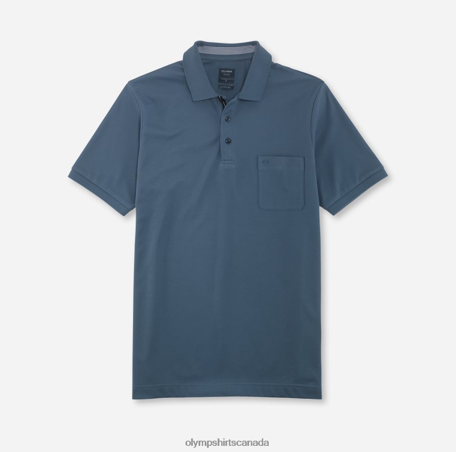 OLYMP Casual Modern Fit Polo Nuremberg Blue H2P42H2087 Clothing