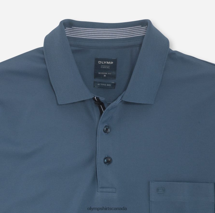 OLYMP Casual Modern Fit Polo Nuremberg Blue H2P42H2087 Clothing
