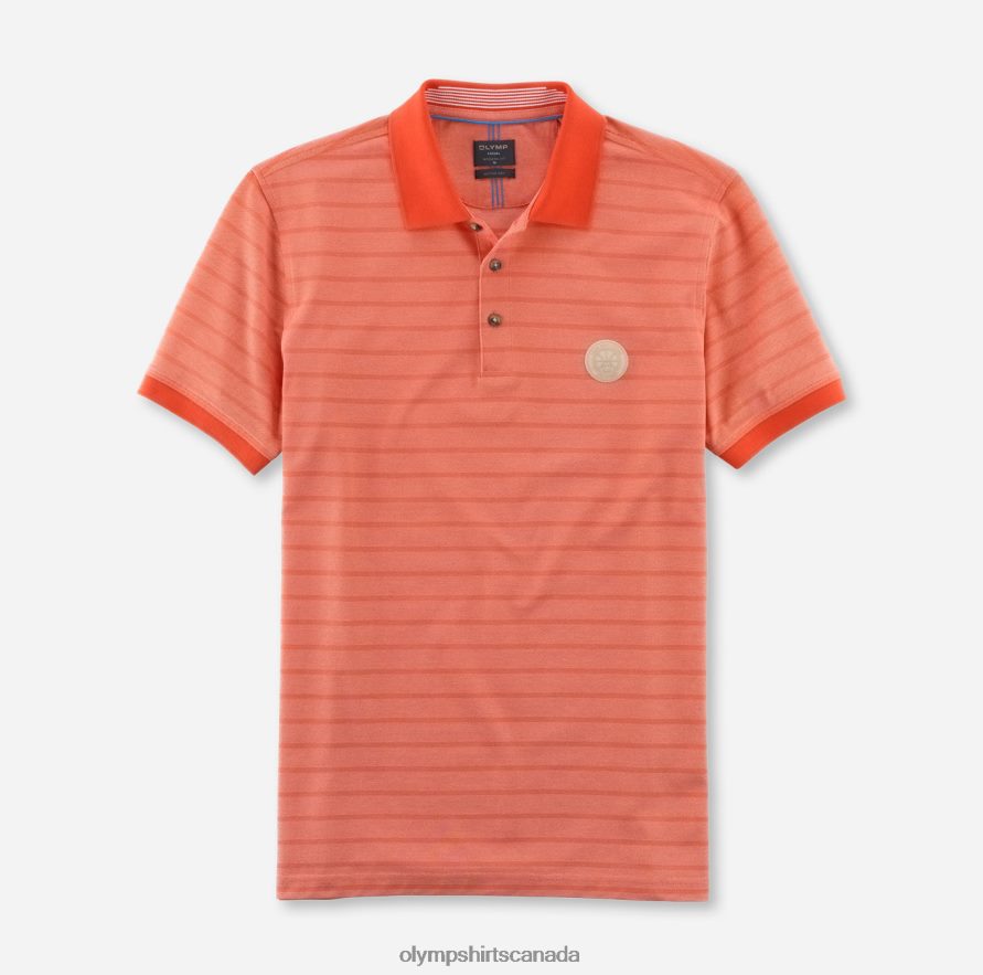 OLYMP Casual Modern Fit Polo Red H2P42H2153 Clothing