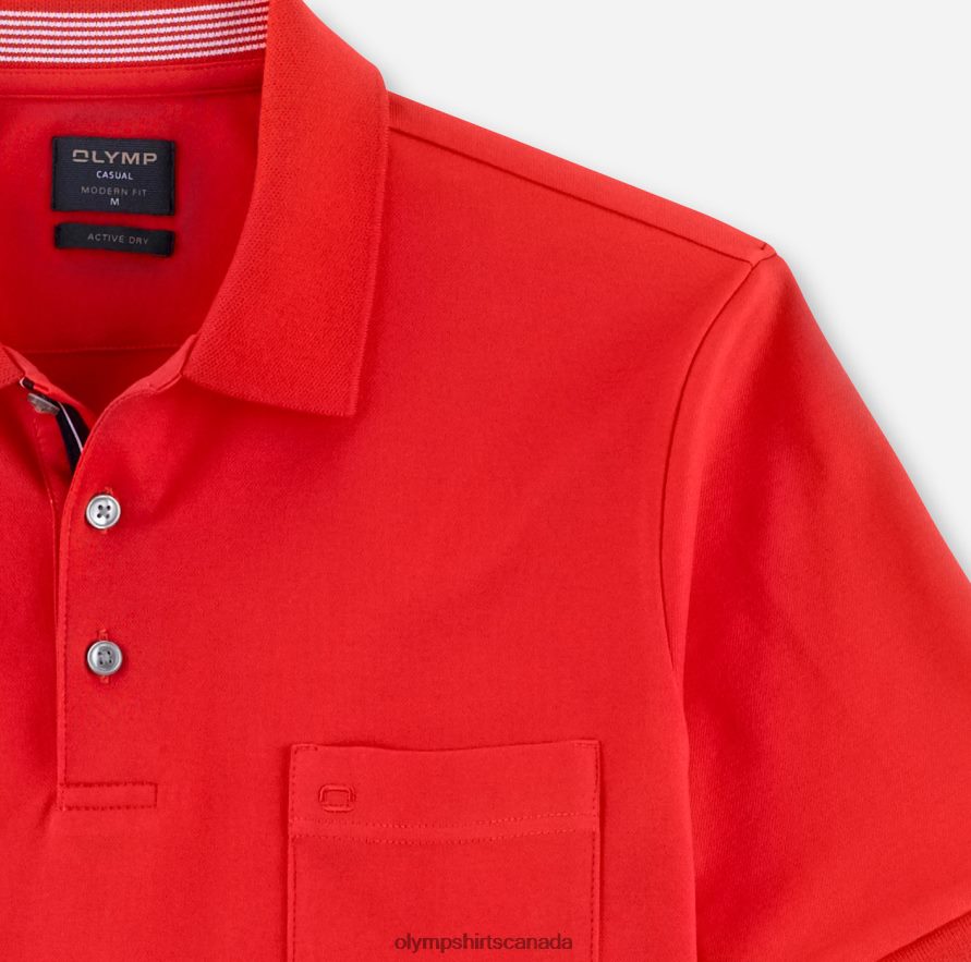 OLYMP Casual Modern Fit Polo Rust H2P42H2147 Clothing