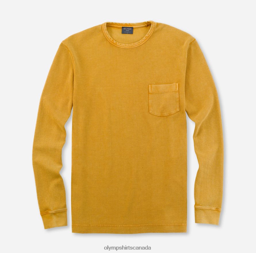 OLYMP Casual Modern Fit T-Shirt Maize H2P42H2057 Clothing