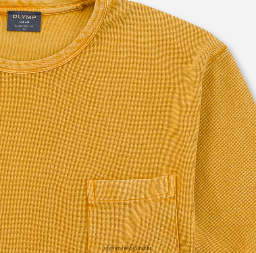 OLYMP Casual Modern Fit T-Shirt Maize H2P42H2057 Clothing