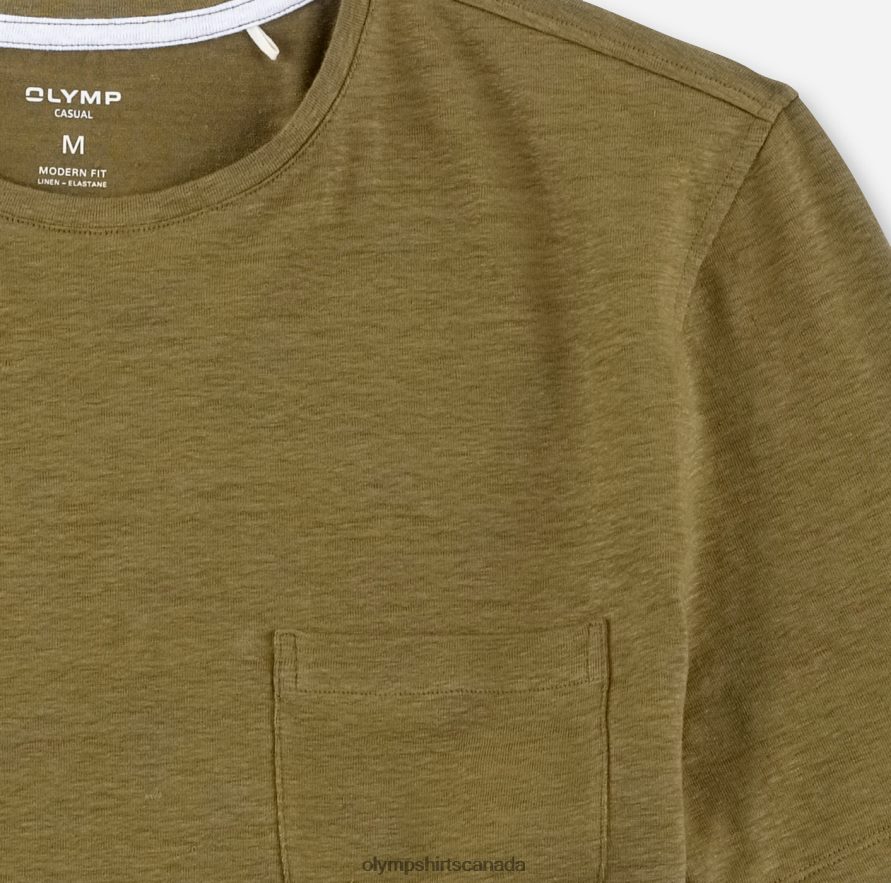 OLYMP Casual Modern Fit T-Shirt Nougat H2P42H2049 Clothing