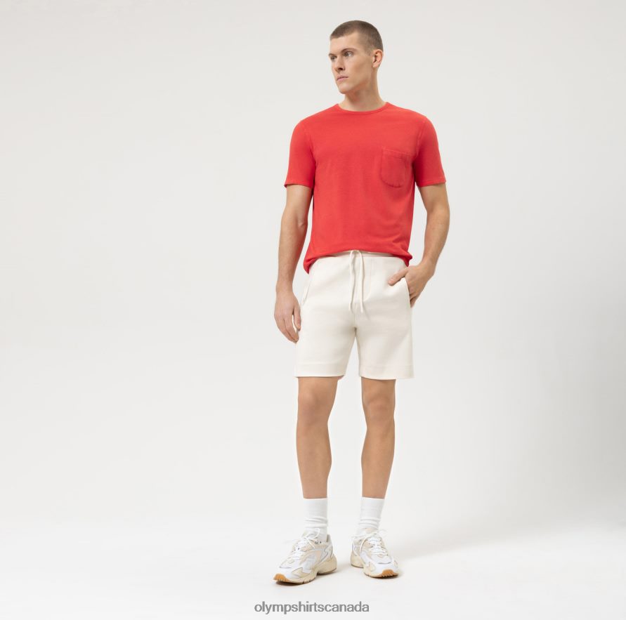 OLYMP Casual Modern Fit T-Shirt Red H2P42H2016 Clothing