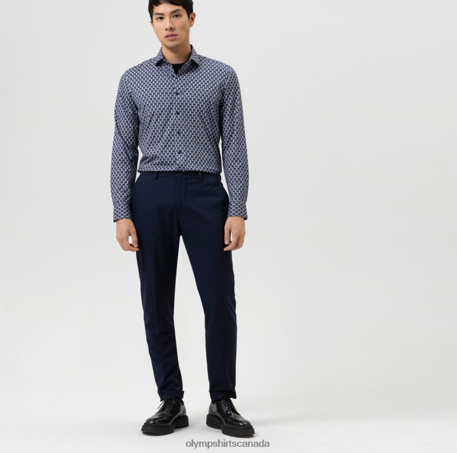 OLYMP Level Five 24/Seven Body Fit Business Shirt Kent Natural H2P42H638 Clothing