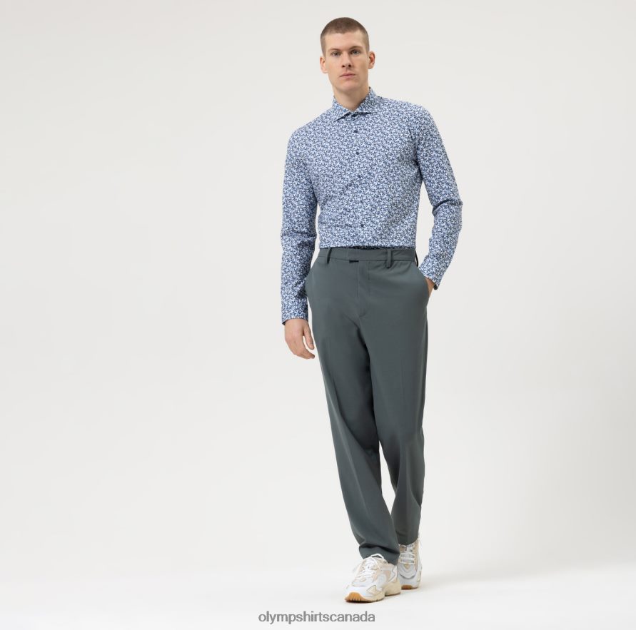 OLYMP Level Five 24/Seven Body Fit Business Shirt Kent Natural H2P42H731 Clothing