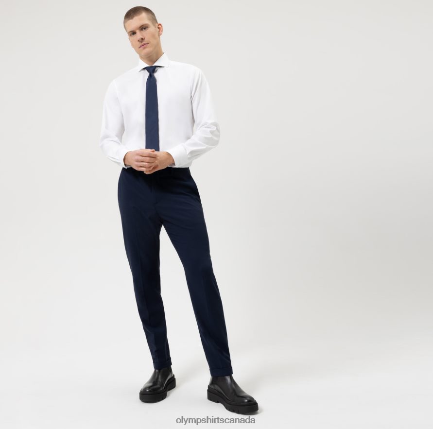 OLYMP Level Five Body Fit Business Shirt Cutaway White H2P42H836 Clothing