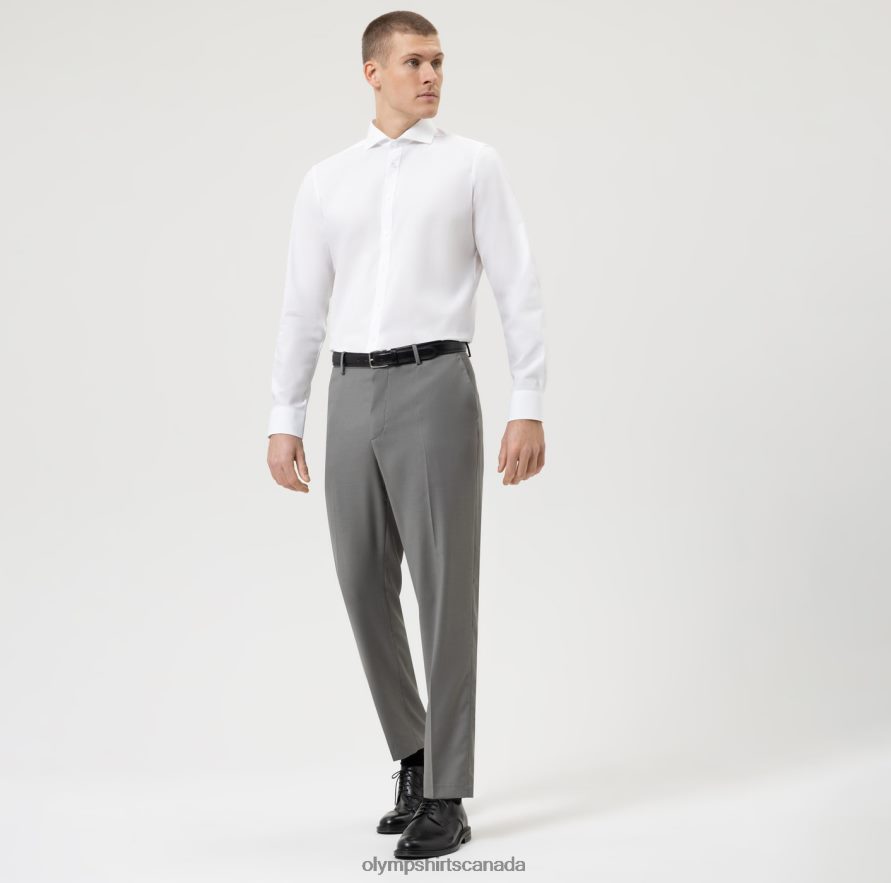 OLYMP Level Five Body Fit Business Shirt Cutaway White H2P42H853 Clothing