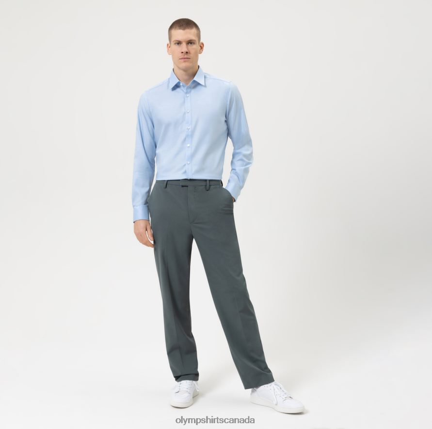 OLYMP Level Five Body Fit Business Shirt New York Kent Ozone H2P42H459 Clothing