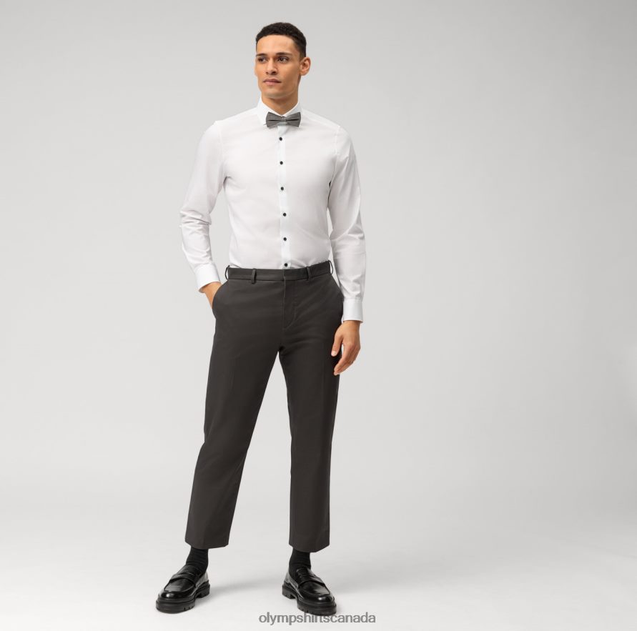 OLYMP Level Five Body Fit Business Shirt Royal Kent White H2P42H691 Clothing