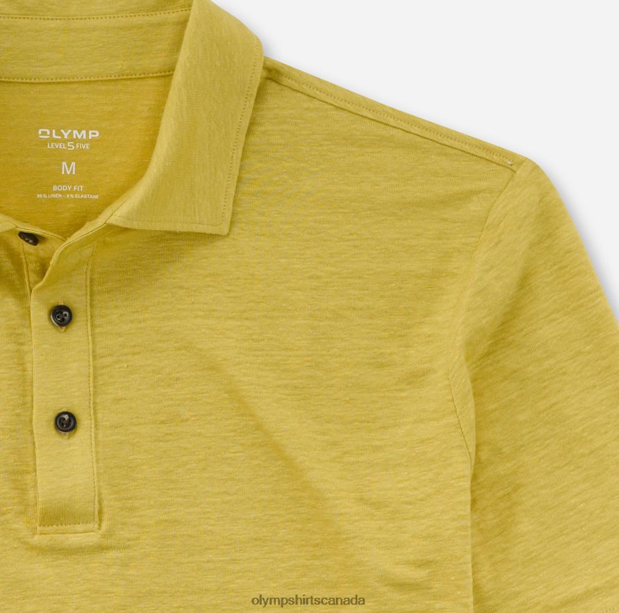 OLYMP Level Five Casual Body Fit Polo Brass H2P42H2180 Clothing