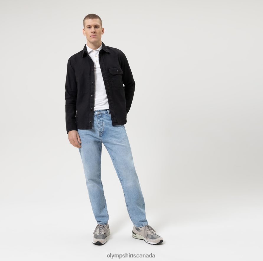 OLYMP Level Five Casual Body Fit Polo Off White H2P42H2148 Clothing