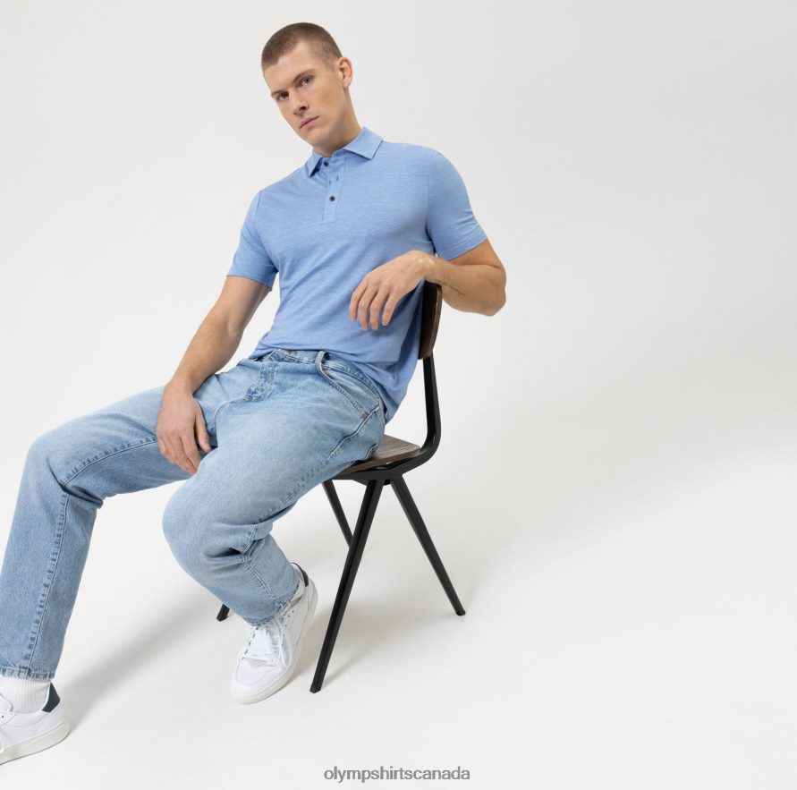 OLYMP Level Five Casual Body Fit Polo Ozone H2P42H2159 Clothing
