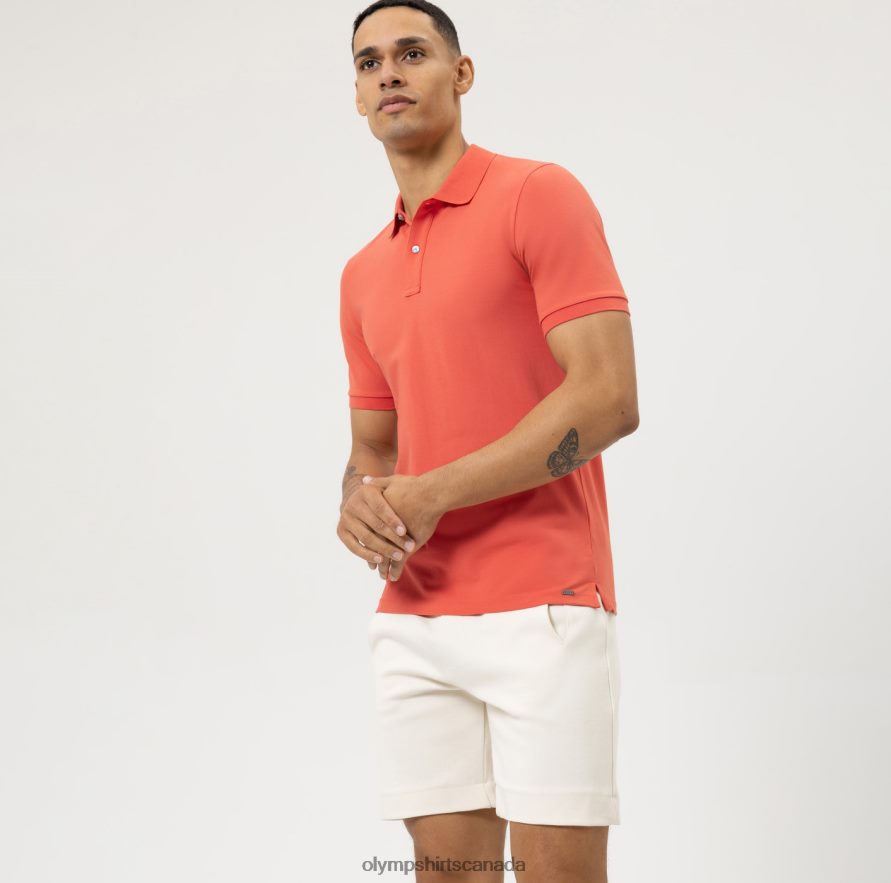 OLYMP Level Five Casual Body Fit Polo Sienna H2P42H2083 Clothing