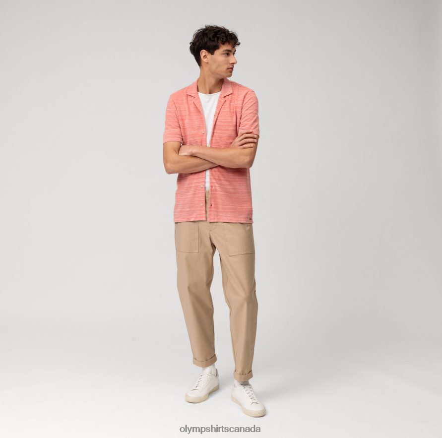 OLYMP Level Five Casual Body Fit Polo Sienna H2P42H2105 Clothing