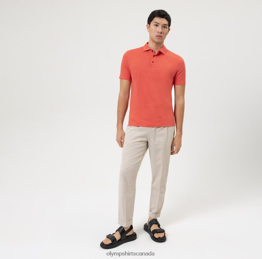 OLYMP Level Five Casual Body Fit Polo Sienna H2P42H2156 Clothing
