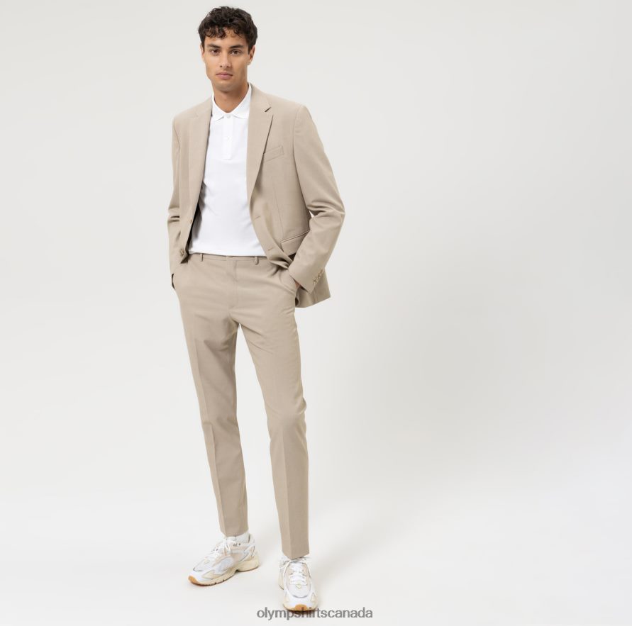 OLYMP Level Five Casual Body Fit Polo White H2P42H2166 Clothing