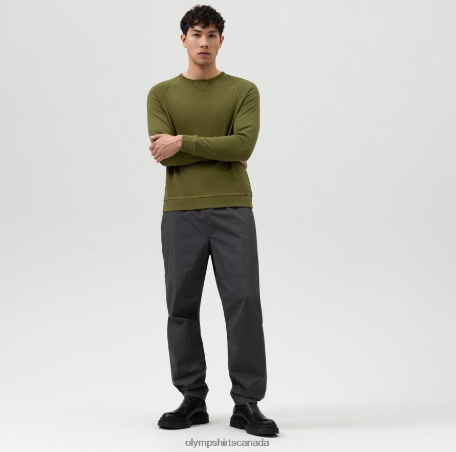 OLYMP Level Five Sweat Body Fit Lime Green H2P42H1922 Clothing