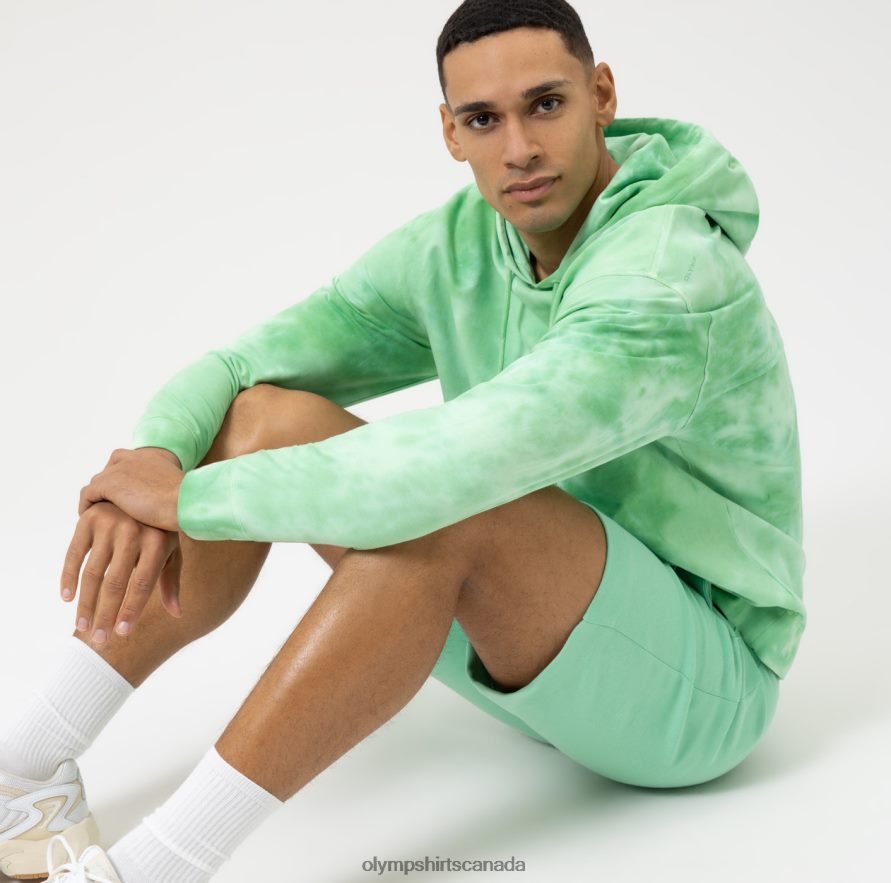 OLYMP Level Five Sweat Body Fit Sweatshirt Light Green H2P42H1903 Clothing