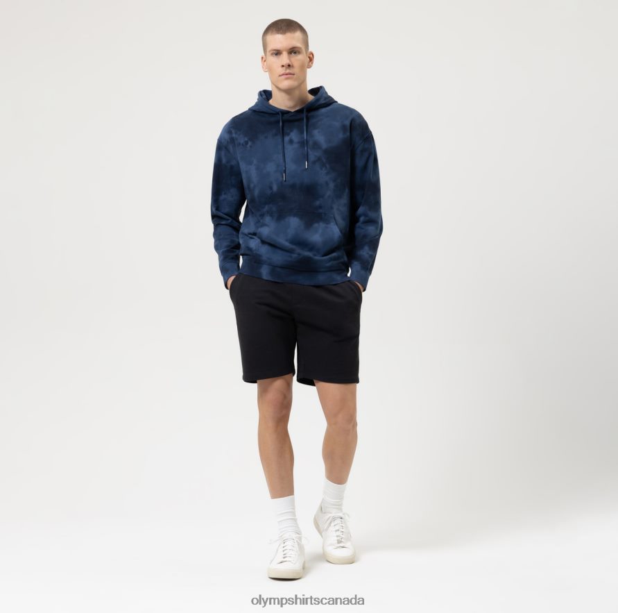 OLYMP Level Five Sweat Body Fit Sweatshirt Marine H2P42H1917 Clothing