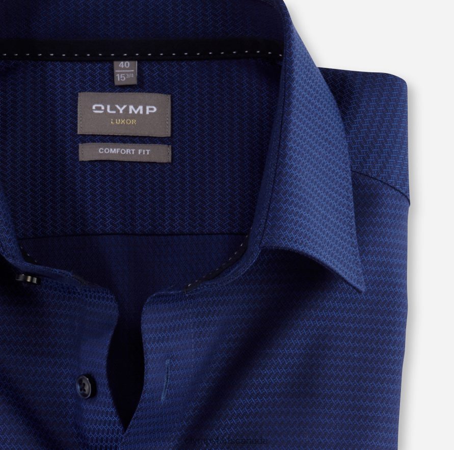 OLYMP Luxor Comfort Fit Business Shirt Long Sleeve Extra Long New Kent Marine H2P42H1695 Clothing