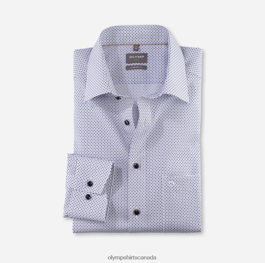 OLYMP Luxor Comfort Fit Business Shirt Long Sleeve Extra Long New Kent Natural H2P42H1700 Clothing