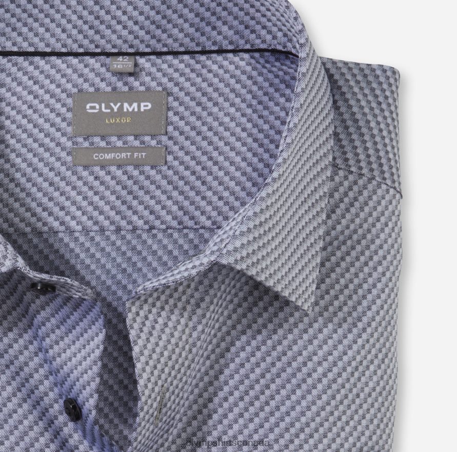 OLYMP Luxor Comfort Fit Business Shirt New Kent Black H2P42H1606 Clothing