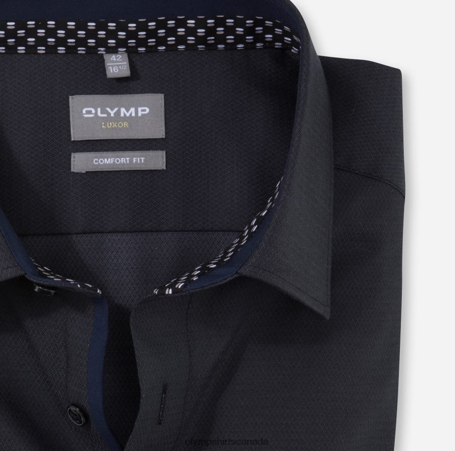OLYMP Luxor Comfort Fit Business Shirt New Kent Graphite H2P42H1598 Clothing