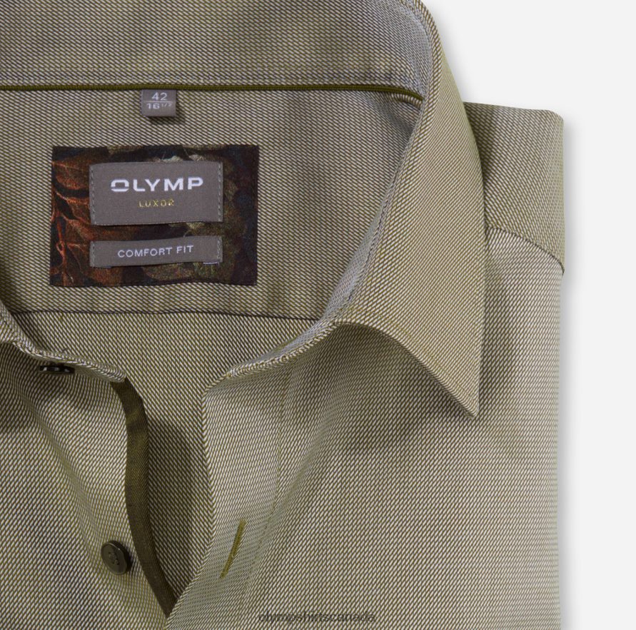 OLYMP Luxor Comfort Fit Business Shirt New Kent Lime Green H2P42H1661 Clothing