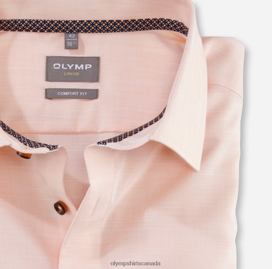 OLYMP Luxor Comfort Fit Business Shirt New Kent Mandarin H2P42H1611 Clothing
